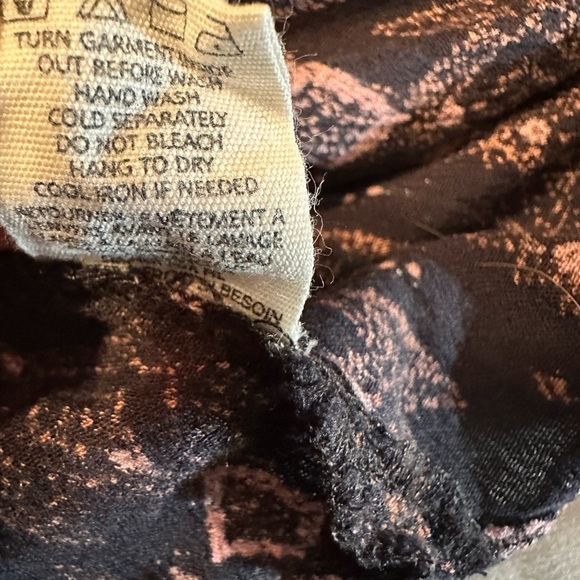 Billabong Sweet Sand Boho Tribal Tunic Top Size L(c6 - Picture 9 of 11